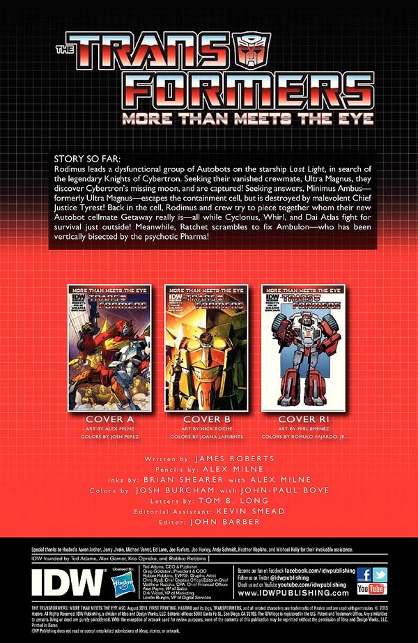 Transformers More Than Meets The Eye 20 Eight Page Comic Book Preview   Not For The Faint Hearted  (2 of 9)